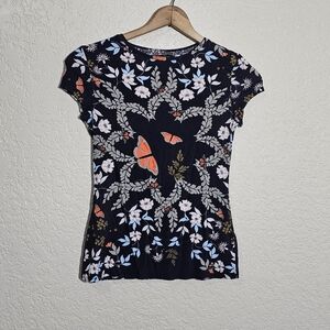 Ted Baker London Floral Print Tee